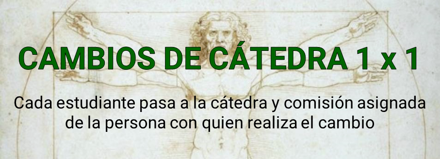 Cambios de Catedra
