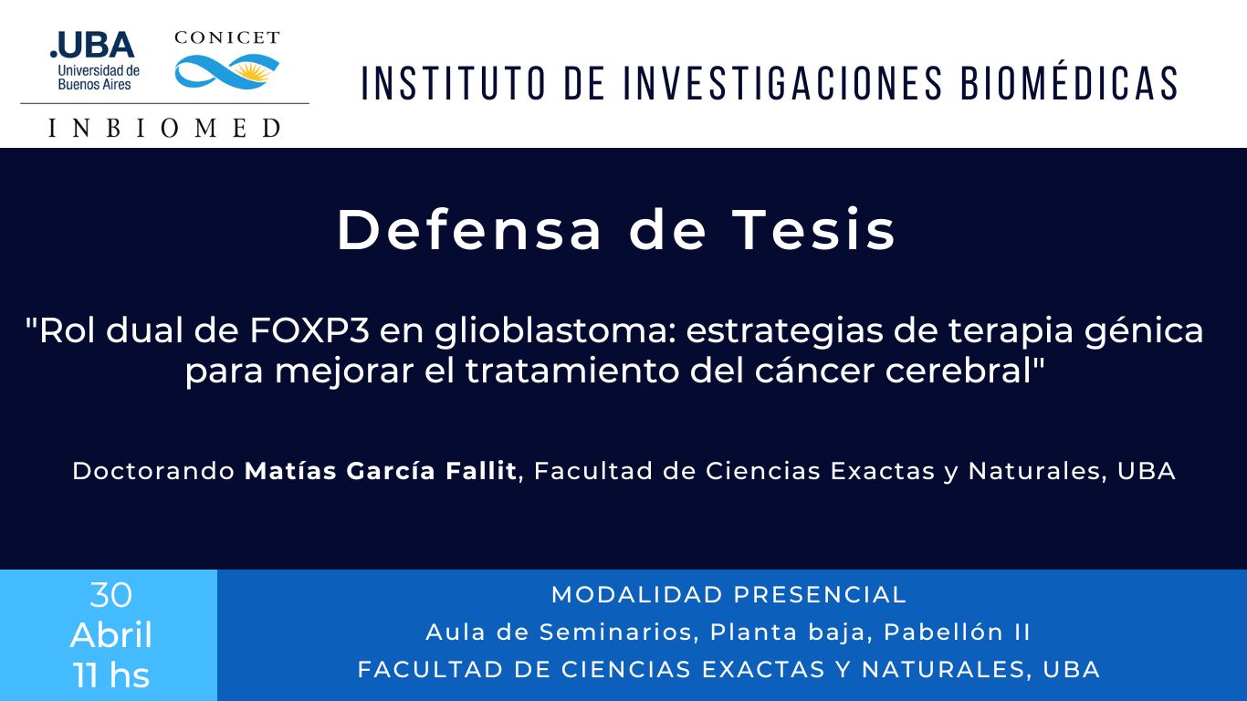 Defensa de Tesis Flyer